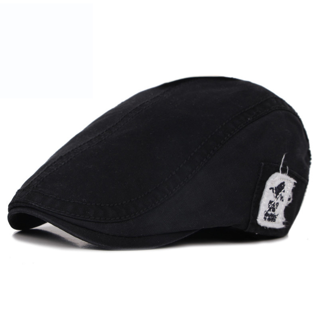 Spring and Autumn Fashion Newsboy Hats for Man Cotton Berets Casual Dad Hat Forward Cap Unisex