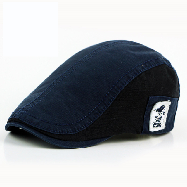 Spring and Autumn Fashion Newsboy Hats for Man Cotton Berets Casual Dad Hat Forward Cap Unisex