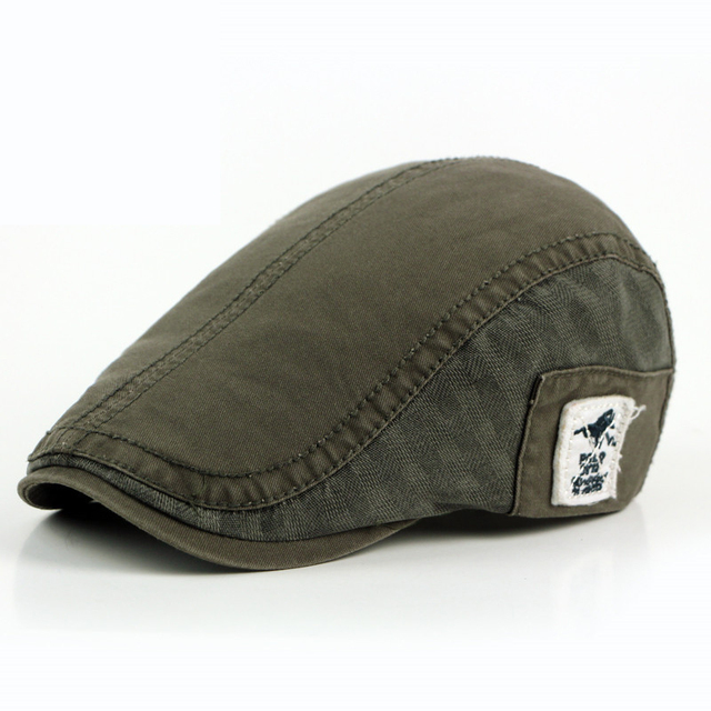 Spring and Autumn Fashion Newsboy Hats for Man Cotton Berets Casual Dad Hat Forward Cap Unisex