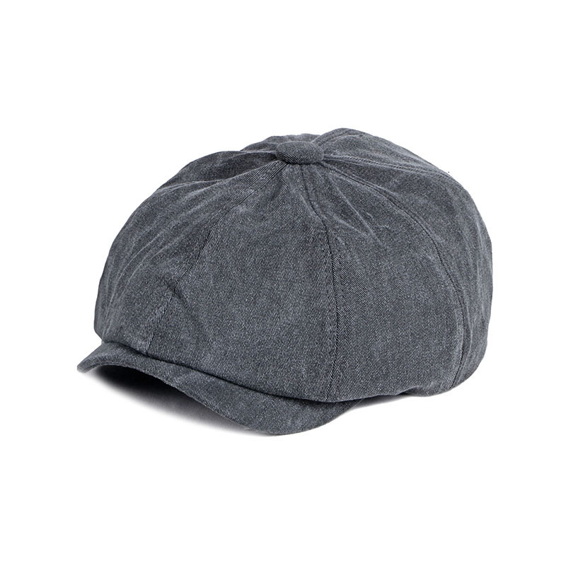 Washed Old Cotton Berets Caps for men British Retro Newsboy Hats Octagonal Hat Peaky Blinders Casual Unisex