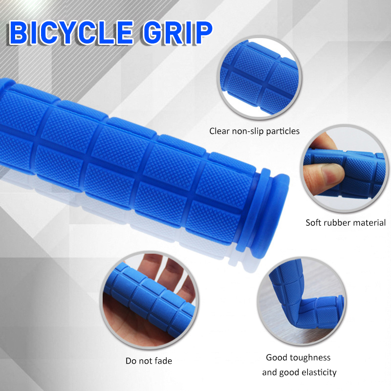 High Quality Bicycle Grips TPR Rubber Integrated MTB Cycling Hand Rest Mountain Bike Handlebar Casing Sheath Shock Absorption
