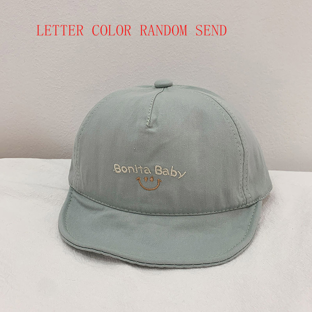 Baby Summer Baseball Cap Cute Letter Baby Boy Girl Sun Hats Outdoor Toddler Kids Adjustable Visor Caps