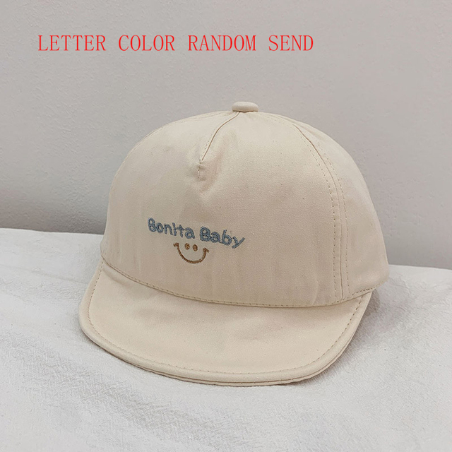 Baby Summer Baseball Cap Cute Letter Baby Boy Girl Sun Hats Outdoor Toddler Kids Adjustable Visor Caps