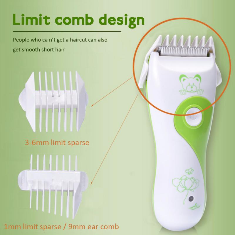 Baby Electric Hair Clipper Rechargeable Low Noise Hair Trimmer Hair Cutting Machine Hair Shaving Combs Children Cutting Tool Hot