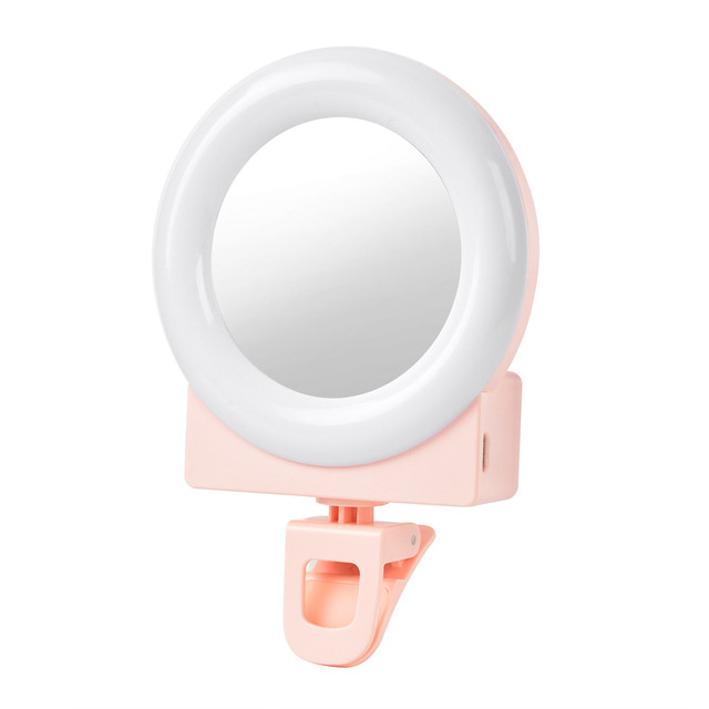 Selfie Led Ring Portable Phone Ring Light Rechargeable Clip On Selfie Light Telephone Mobile Phone Light Clip Lens For Iphone Xr