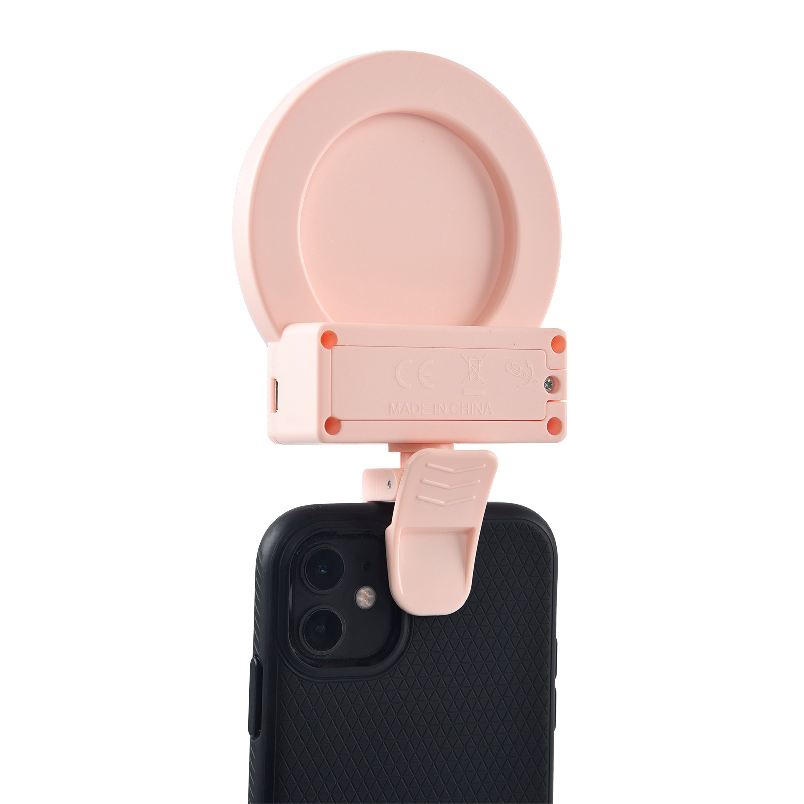 Selfie Led Ring Portable Phone Ring Light Rechargeable Clip On Selfie Light Telephone Mobile Phone Light Clip Lens For Iphone Xr