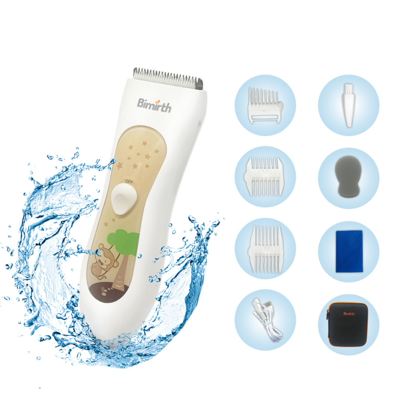 Baby Electric Hair Clipper Manscaped Ball Trimmer Waterproof Hair Trimmers Clipper For Children  Low Noise Hair Cutter