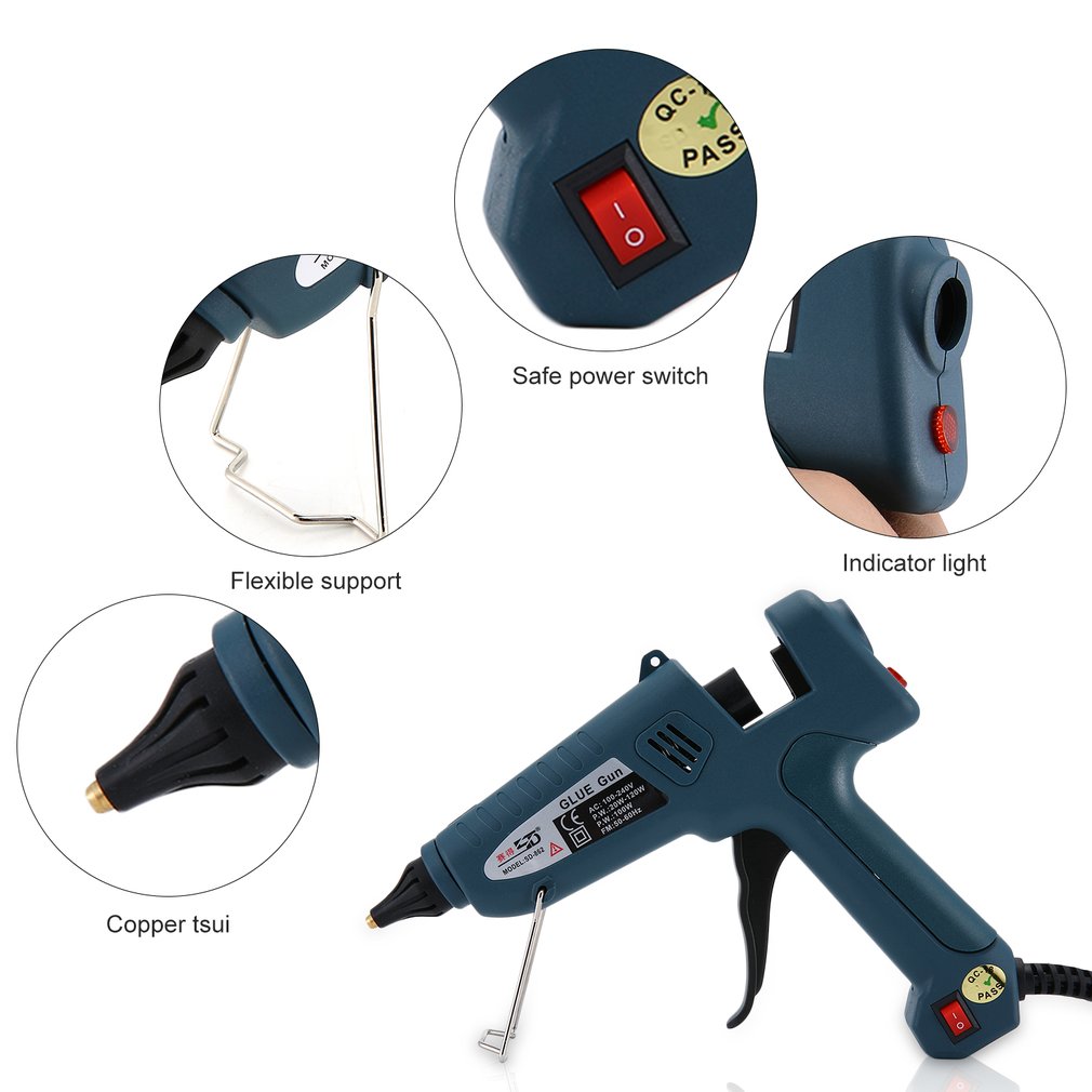 SD SD-862 100W Hot Melt Glue Gun Heat Guns for DIY Handwork Toy Repair Tools Electric Heat Temperature Glue Guns