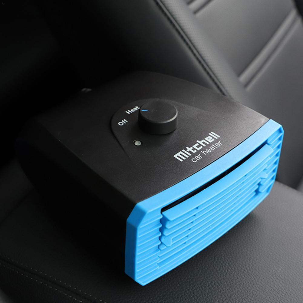 12V-24V Portable Car Heater Fast Heating Defogger Heat Cooling Fan 15*16CM For Car Truck Van Self-driving Travel Camping Camping