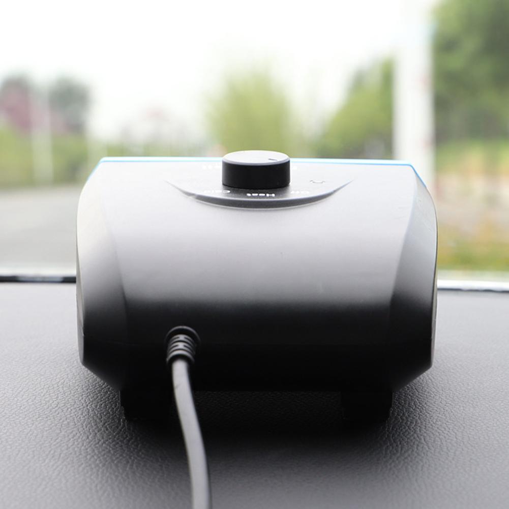 12V-24V Portable Car Heater Fast Heating Defogger Heat Cooling Fan 15*16CM For Car Truck Van Self-driving Travel Camping Camping