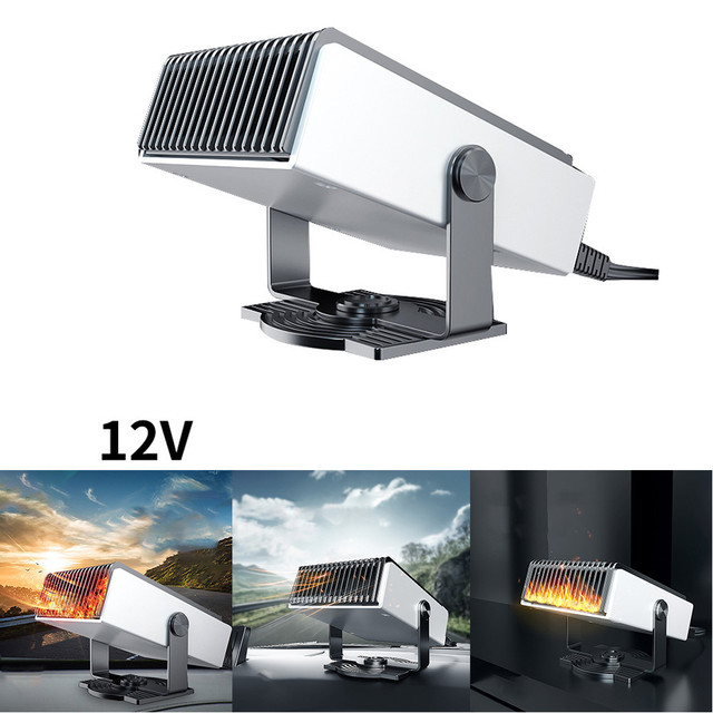 Car Heater High-Power Defogging And Defrosting Car Windshield Heater Defrosting And Mist Removing Heating Car Heater 12*6*9cm
