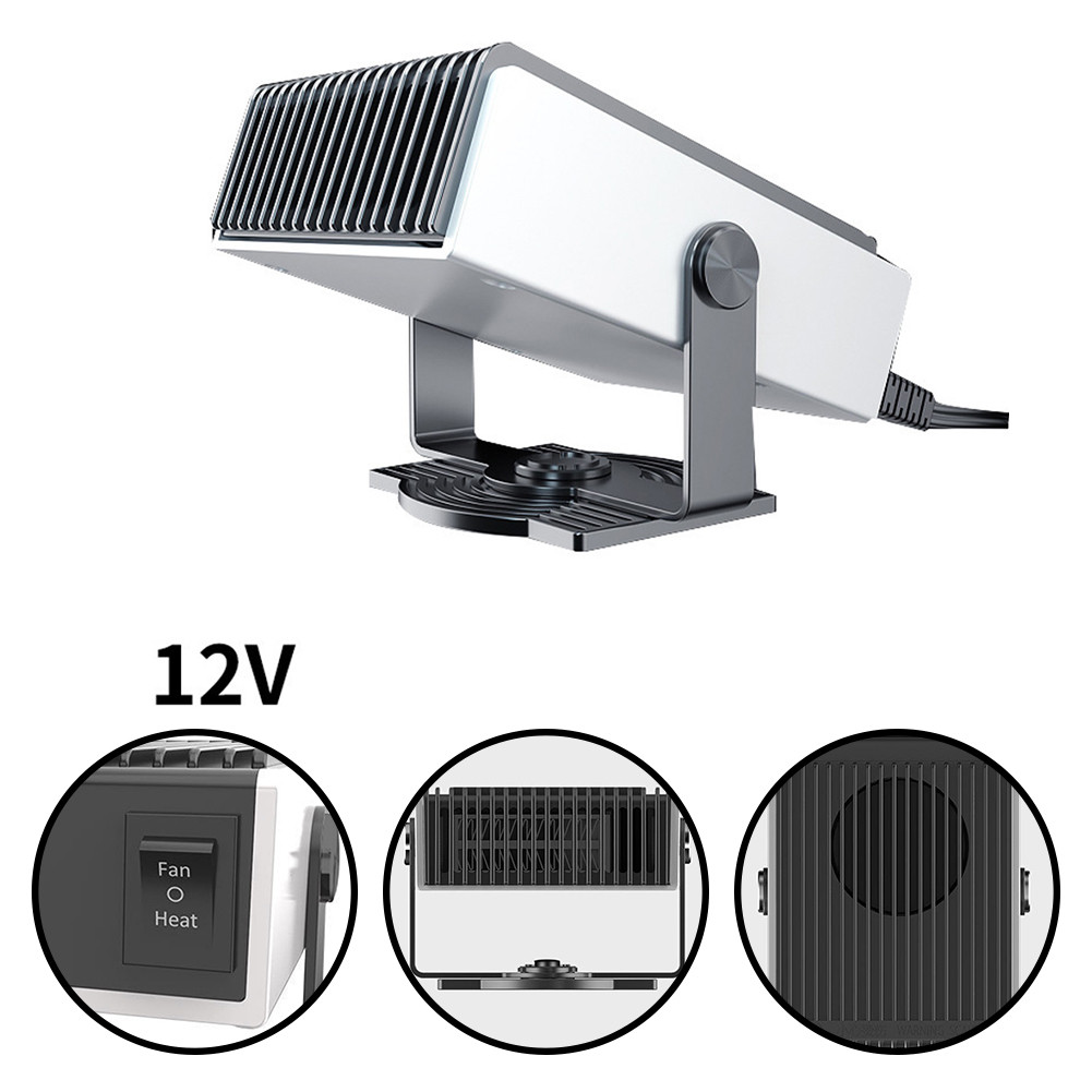 Car Heater High-Power Defogging And Defrosting Car Windshield Heater Defrosting And Mist Removing Heating Car Heater 12*6*9cm