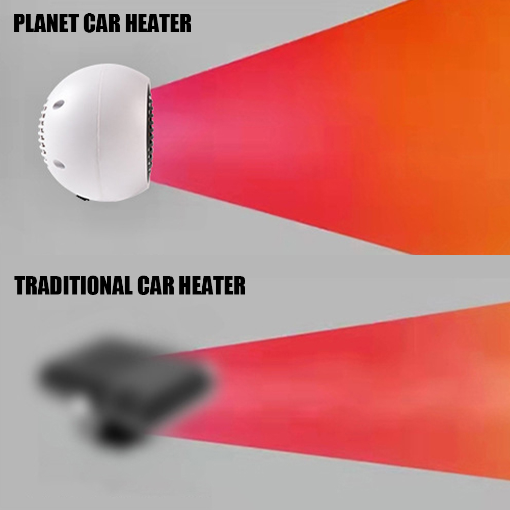 NEW Universal Car Heater 12V/24V Dashboard Car Heating Fan 120W Windshield Drfrogging Defrosting Electric Heater Fan Demister