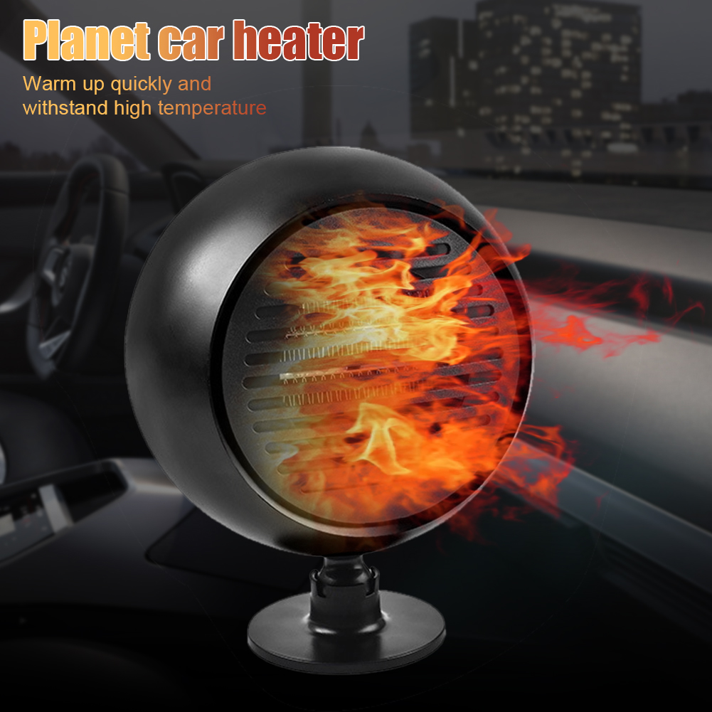NEW Universal Car Heater 12V/24V Dashboard Car Heating Fan 120W Windshield Drfrogging Defrosting Electric Heater Fan Demister