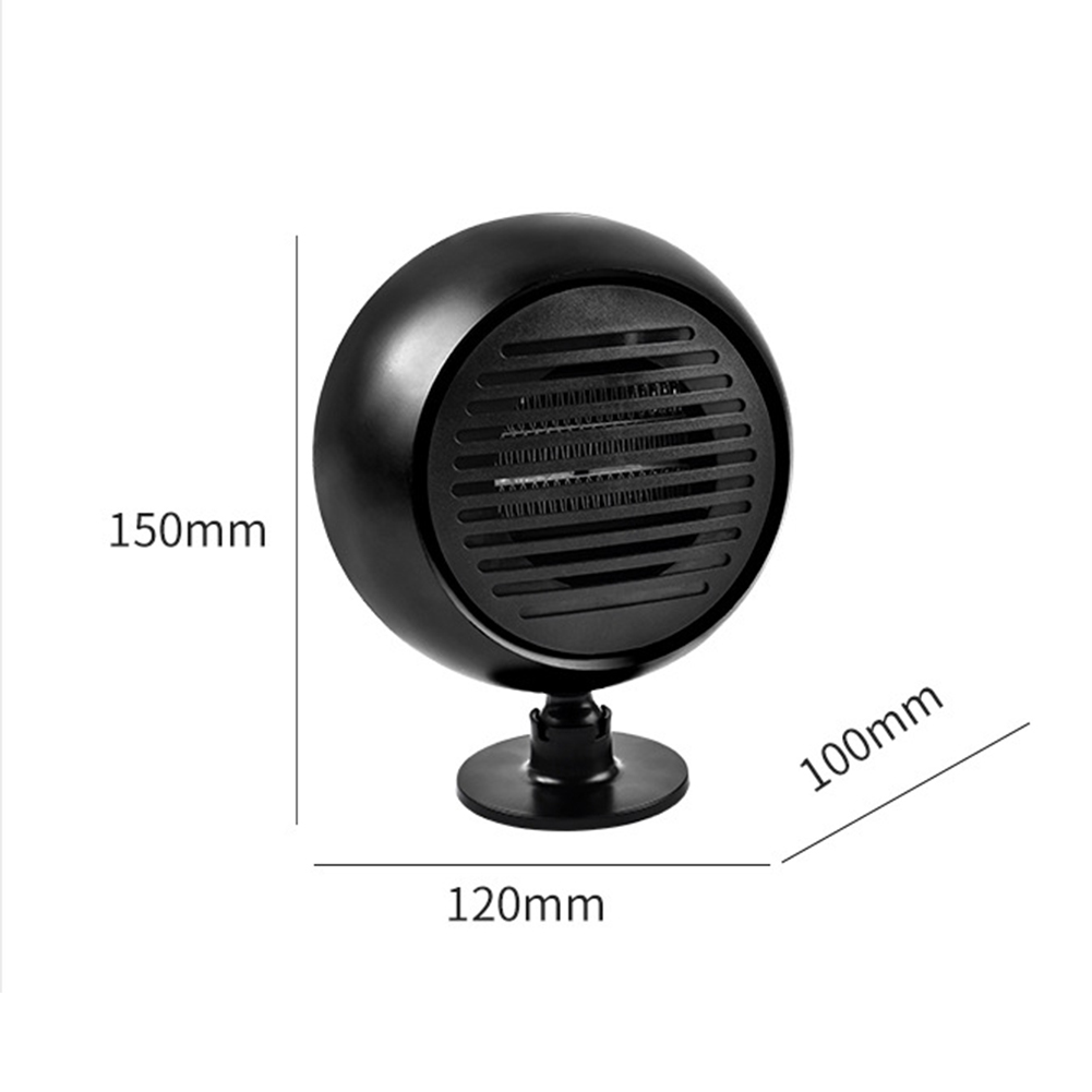 NEW Universal Car Heater 12V/24V Dashboard Car Heating Fan 120W Windshield Drfrogging Defrosting Electric Heater Fan Demister