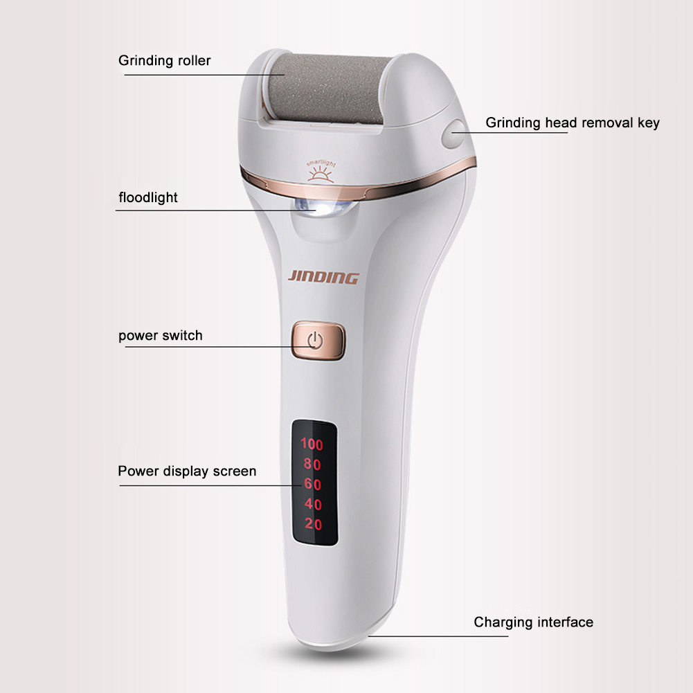 Pedicure Bathroom Products Foot File Electric Foot File Grinder Hard Cracked Dead Skin Callus Remover Pedicure Tools