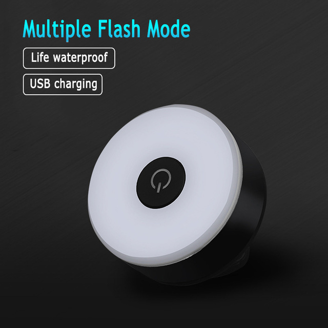 Bicycle Rear Light USB Rechargeable IPX5 Waterproof Bike Light  For MTB Helmet Pack Bag Tail Light 5 Models Cycling Taillight