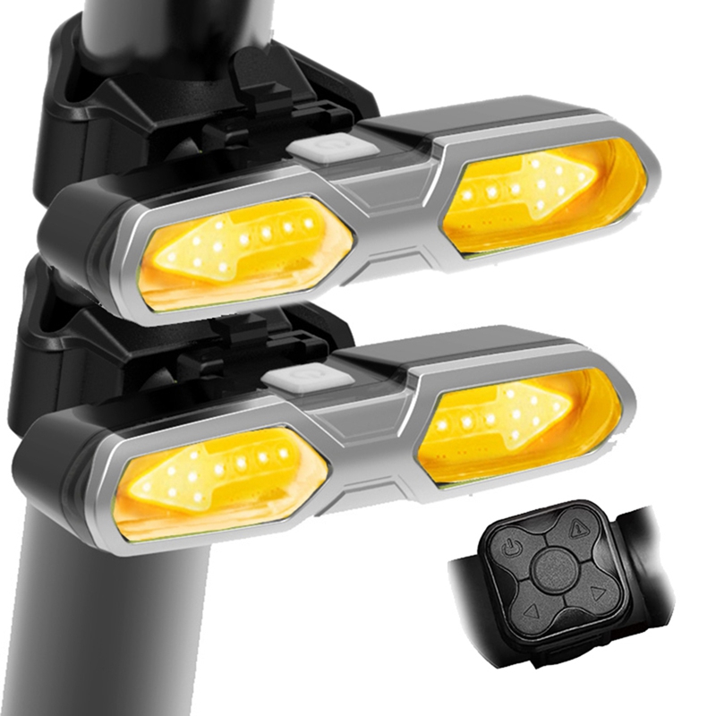 Smart Bike Light Set USB Rechargeable Bicycle Turn Lamp Cycling Lantern MTB Accessories LED Tail Light