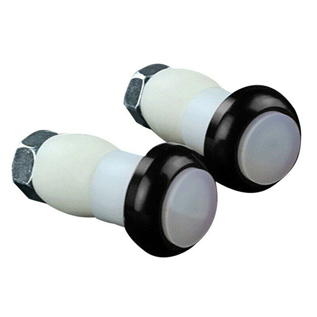 1 Pair Safety Cycling Bike Turn Signal Handle Bar End Plug LED Red Light Lamp Magnetic Handle Light