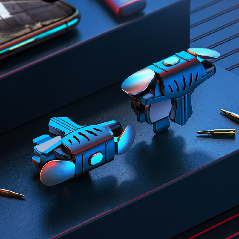 Mobile Phone Gaming Trigger AS02 for Gamepad Joystick Controller L1 R1 Aim Shooting ABS Key Button Grip