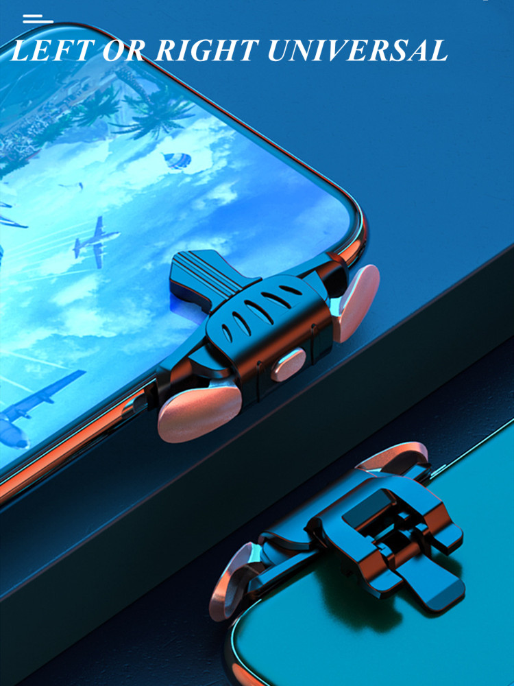 Mobile Phone Gaming Trigger AS02 for Gamepad Joystick Controller L1 R1 Aim Shooting ABS Key Button Grip