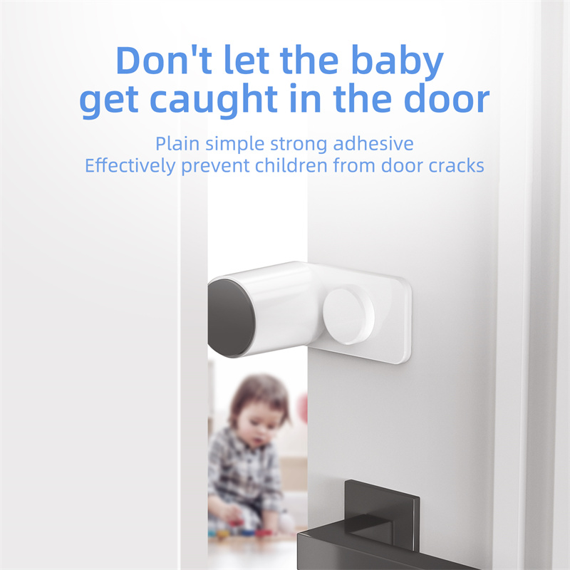 Baby Child Proofing Door Stoppers Finger Safety Guard Noise Prevention Anti-pinch Random Color  Door Lock for Kids Safty