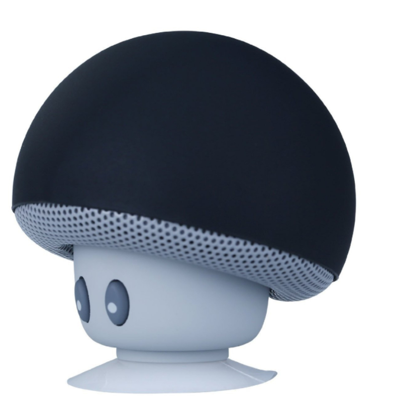 Cartoon Small Mushroom Head Bluetooth Speaker Mini Phone Stand Convenient Outdoor Suction Cup Smart Small Audio