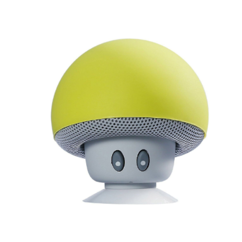 Cartoon Small Mushroom Head Bluetooth Speaker Mini Phone Stand Convenient Outdoor Suction Cup Smart Small Audio