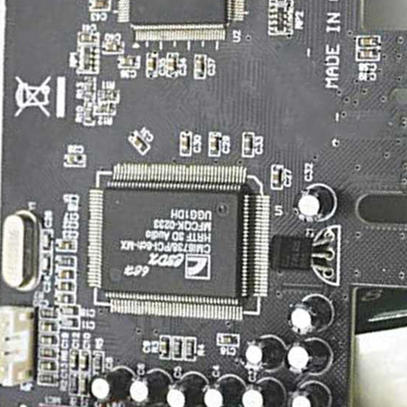 5.1 Internal Sound Card For Windows 10 With Low Profile Bracket, 3D Stereo PCI-E, CMI8738 Chip 32/64 Bit Sound Card PCI