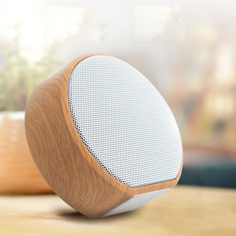 Universal Wireless Speakers Mini Wood Grain Audio Sound Box Multifunction Bluetooth