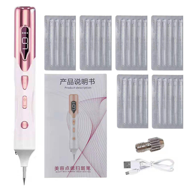 Laser Plasma Pen for Skin Tag Remover Freckle Black Dot Papilloma Warts Mole Pimples Tattoo Removal Laser Pen Beauty Care Tools