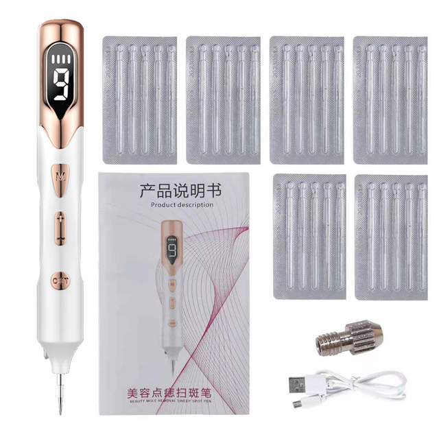 Laser Plasma Pen for Skin Tag Remover Freckle Black Dot Papilloma Warts Mole Pimples Tattoo Removal Laser Pen Beauty Care Tools