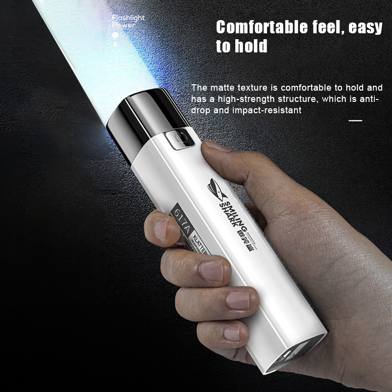 New Ultra Bright Tactical LED Flashlight Mini Torch Power Bank Outdoor Lighting With USB Charging Cable