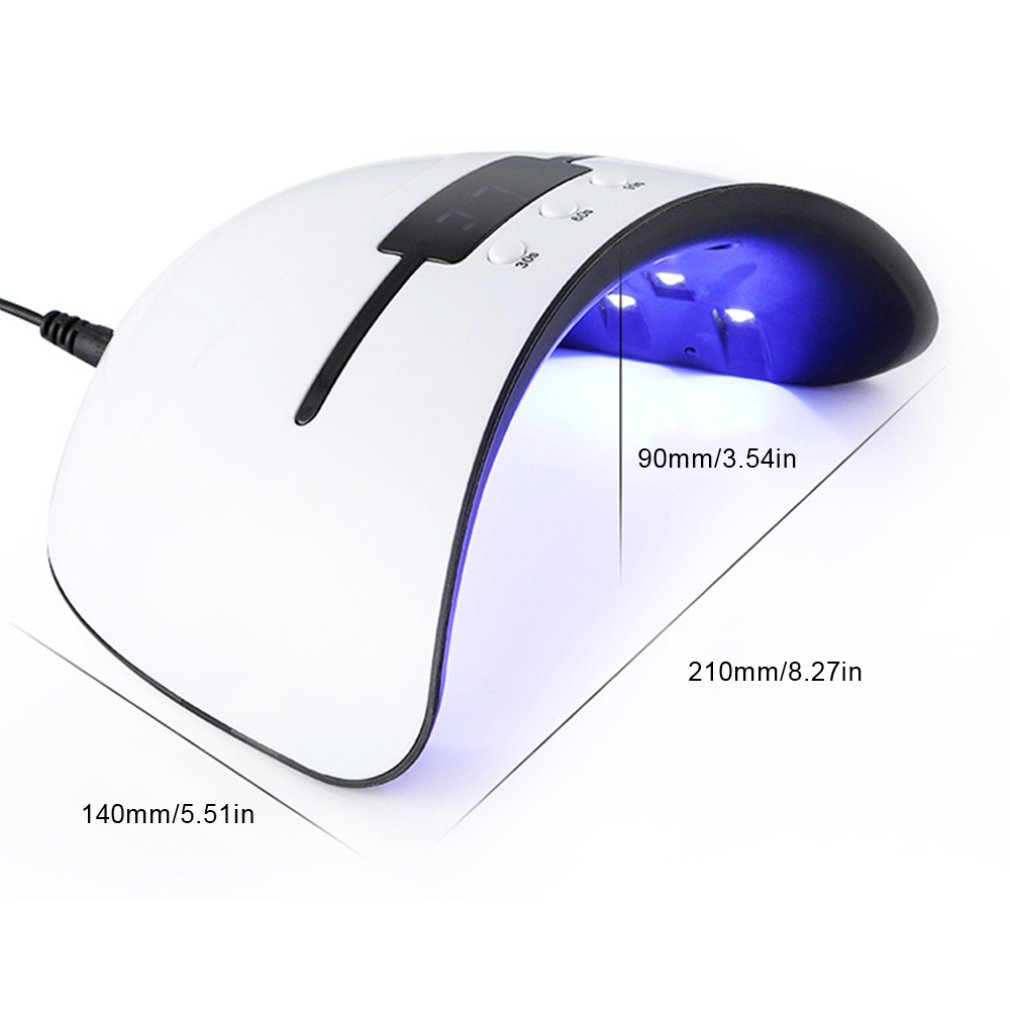 2 in 1 36W UV/ LED Nail Lamp Dryer Curing Lamp Nail Machine Supporting Timer Settings for Gel & Regular Gel Polish
