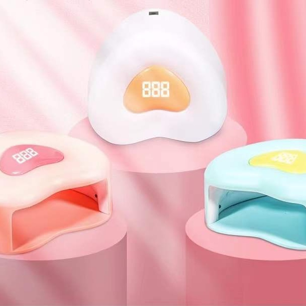 180W High-power Touch Screen Love Nail Lamp Dual Light Source Induction Heart-shaped Nail Dryers Nail Art
