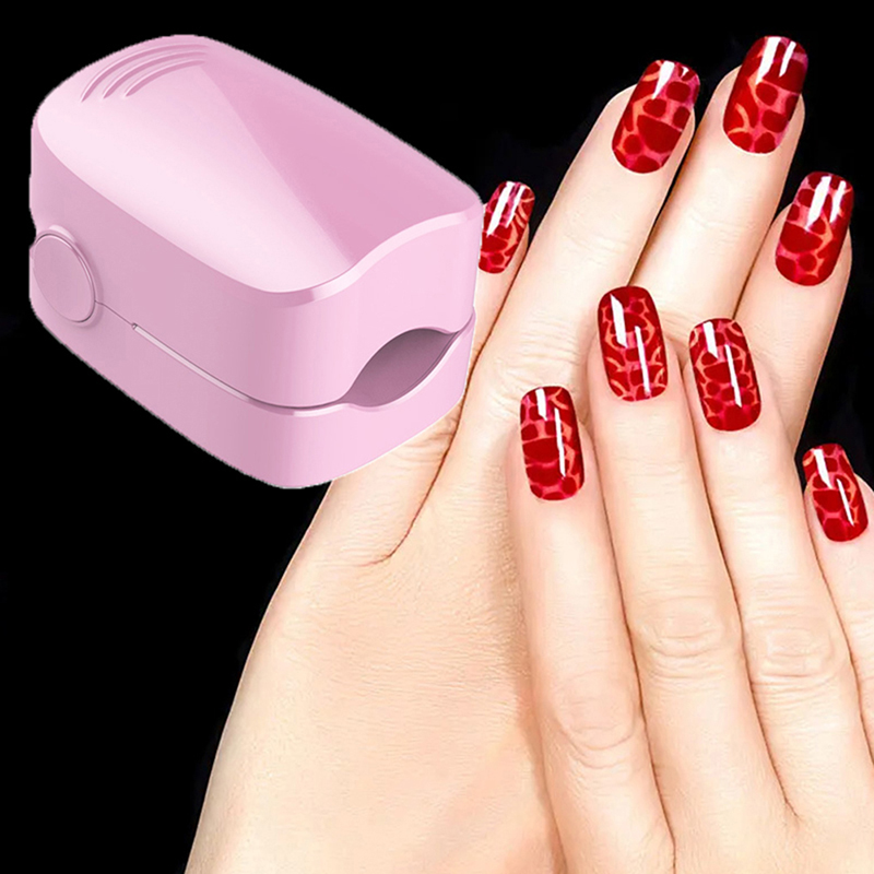 Mini UV Led Nail Lamps Rechargeable Finger Clip Nail Dryer UV Lamp Nail UV Gel Varnish Dryer Nail Art