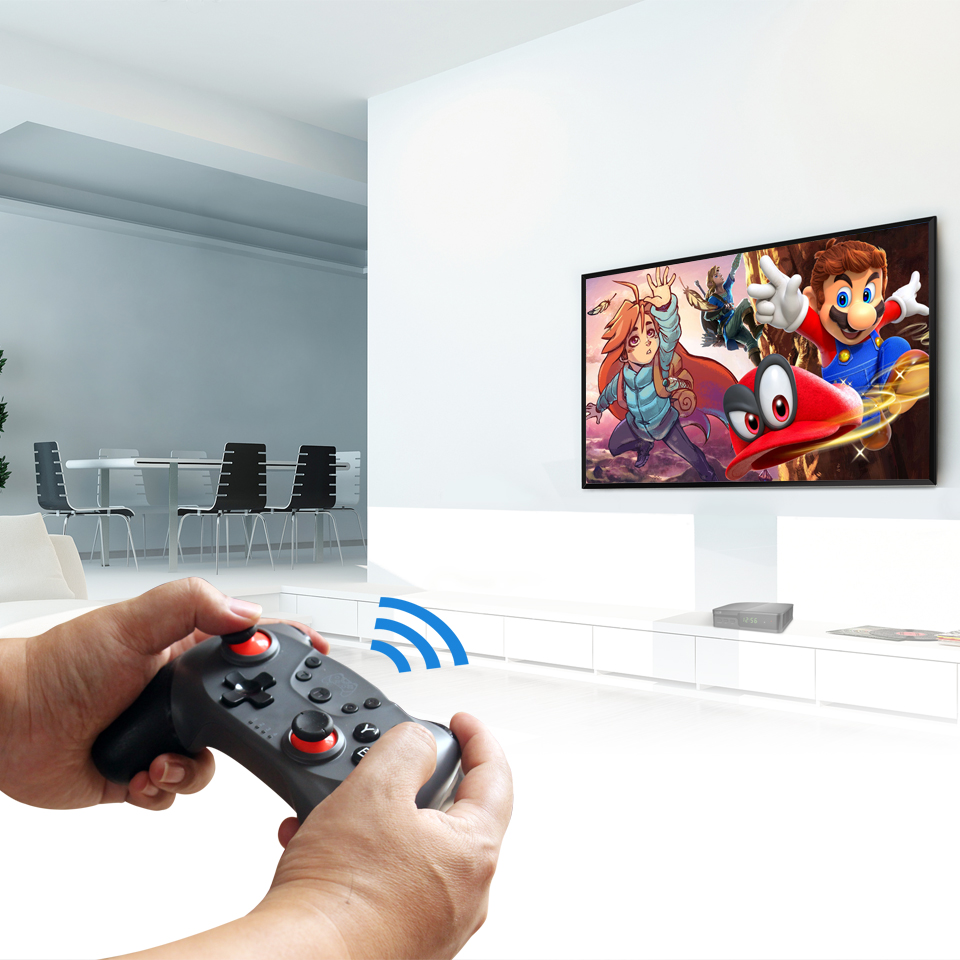 Wireless Gamepad for Nintendo Switch Bluetooth-Compatible Gamepad for NS-Switch Console Video Game USB Joystick Controller