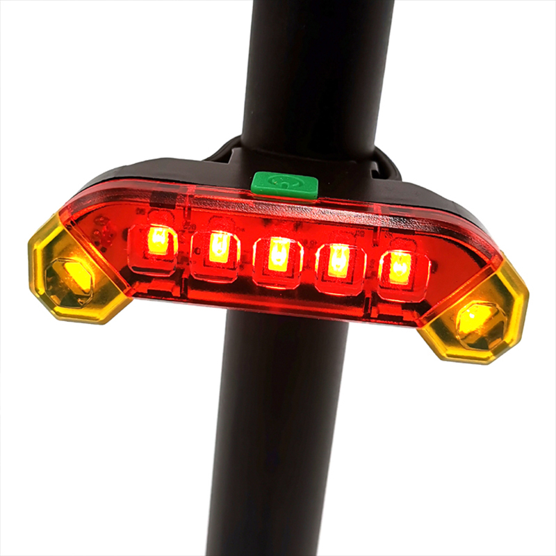 USB Rechargeable Bicycle Light LED Waterproof MTB Road Bike Tail Light Signal Rear Lamp Safety Warning Night Cycling Accessories