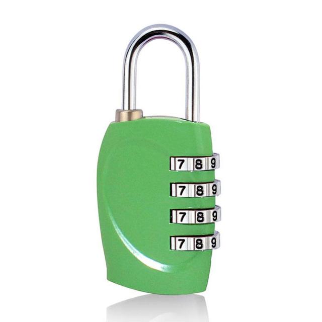 4 Dial Digit Password Lock Combination Suitcase Luggage Metal Code Password Locks Padlock Travel Safe Anti-Theft Cijfersloten