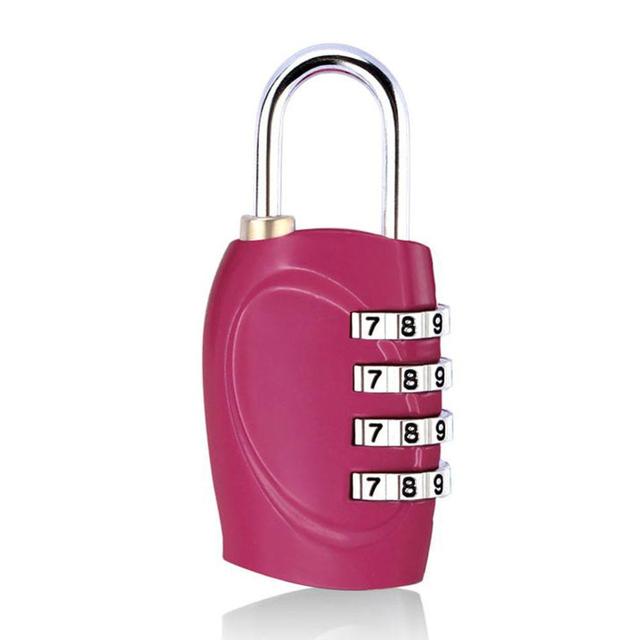 4 Dial Digit Password Lock Combination Suitcase Luggage Metal Code Password Locks Padlock Travel Safe Anti-Theft Cijfersloten