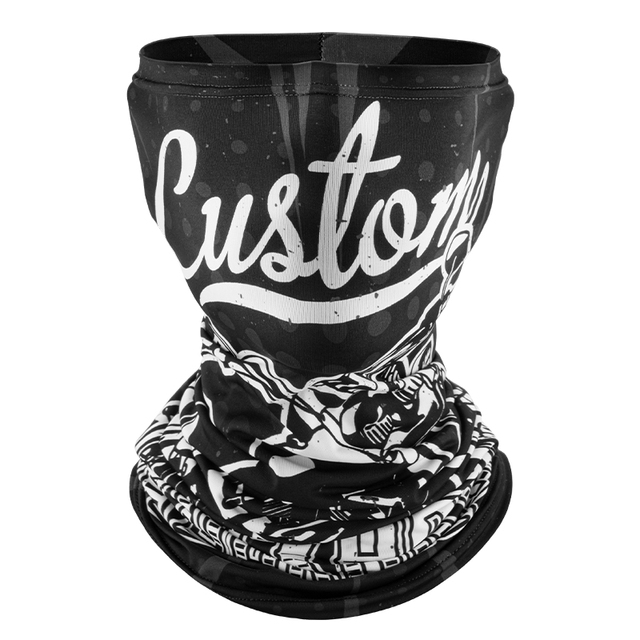 Hats & Caps Full Face Mask Skull Print Scarf Bike Sun UV Protection Mask Helmet Cosplay Scarf Headband Balaclava Outdoor Scarf