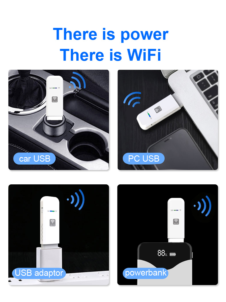 4G WiFi Router nano SIM Card Portable wifi LTE USB 4G modem pocket hotspot antenna WIFI dongle