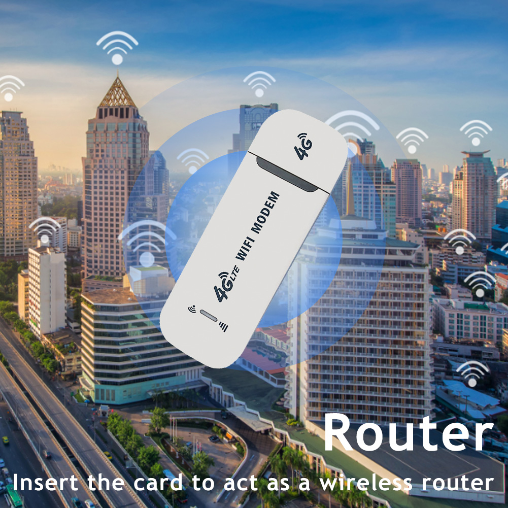 4G LTE Wireless Router USB Dongle 150Mbps Modem Stick Mobile Broadband Sim Card Wireless WiFi Adapter 4G Card Router Home Office