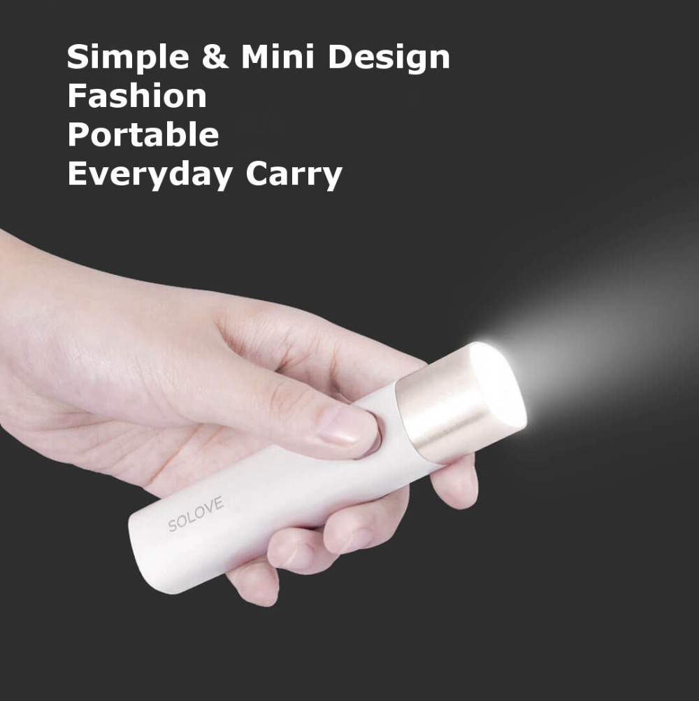 LED Flashlight 3000mAh Mobile Power USB Multi-function Brightness Torch Power Bank Portable Lighting