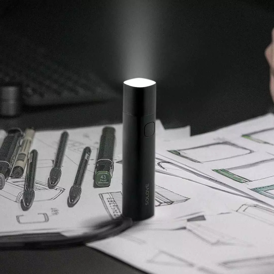 LED Flashlight 3000mAh Mobile Power USB Multi-function Brightness Torch Power Bank Portable Lighting