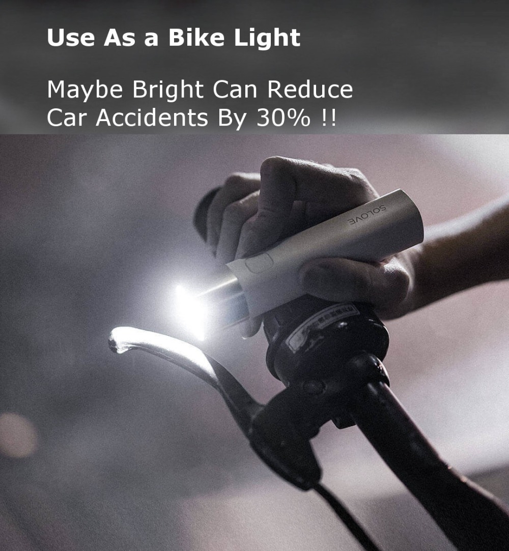 LED Flashlight 3000mAh Mobile Power USB Multi-function Brightness Torch Power Bank Portable Lighting