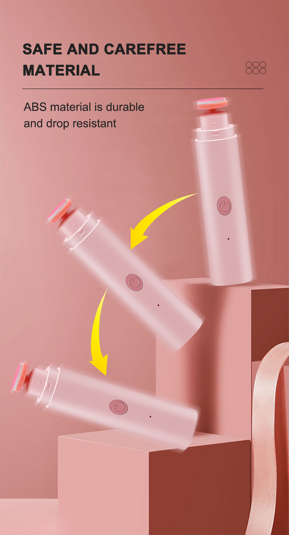 Electric Baby Nail Trimmer Nail Polisher USB Charging Kids Infant Baby Cutter Nail Care Baby Trimmer Manicure Clipper Scissors