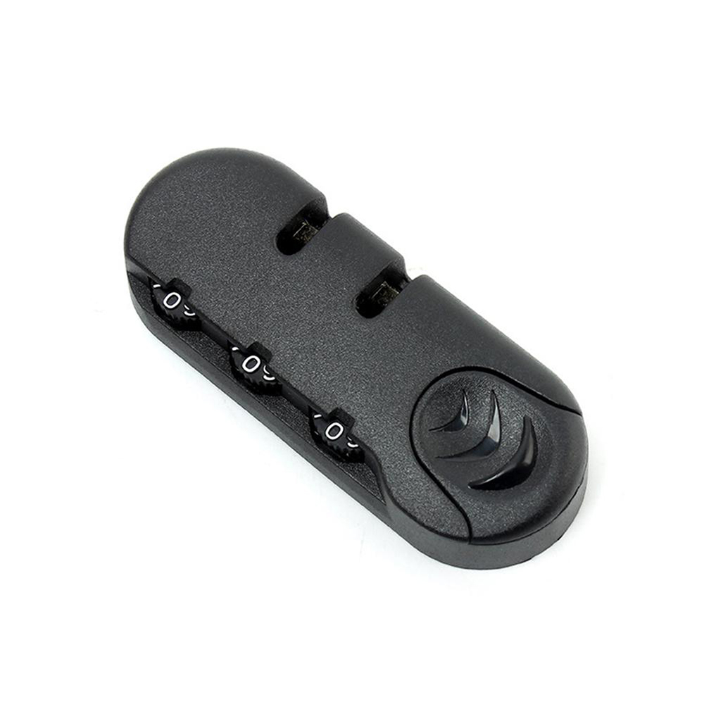 3 Digit Combination Padlock For Travel Luggage Suitcase Code Lock Black Fixed Lock Anti-theft Bag Accessories Lock