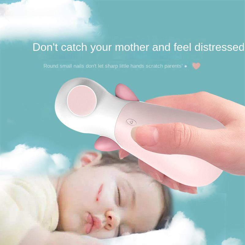 Kids Baby Nail Trimmer Electric Baby Manicure Pedicure Nail Clipper  Cutter Scissors ABS Newborn Baby Care Nail Tools Supplies