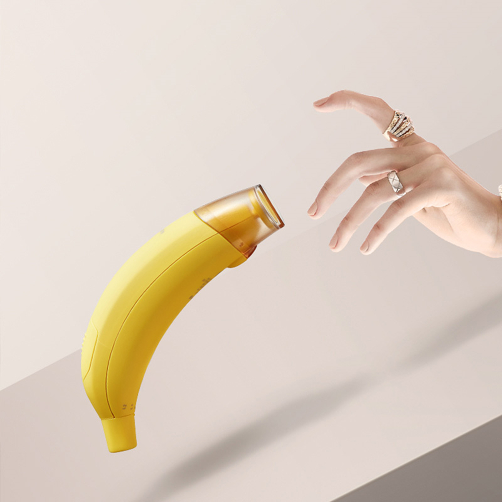 Portable Electric Baby Nail Clippers Trimmer Banana Kids Safe Manicure Pedicure Cutter Scissors Light Nail Care Set